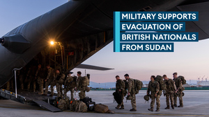 Military mission under way to bring Britons to safety from Sudan