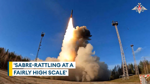 Nuclear rhetoric between Trump and Putin is "sabre-rattling"