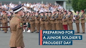 A day in the life of a junior soldier ahead of the proudest day of a soldier's life