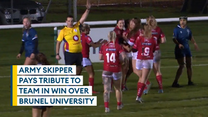 Army women rugby union captain praises team in win over Brunel University