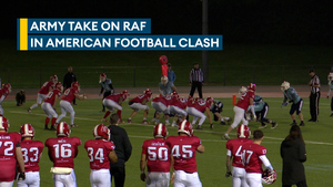 Army Jackals beat RAF Mustangs in American Football clash