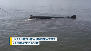 Ukrainian engineers test new underwater kamikaze drone 'Marichka'