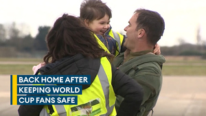 12 Squadron arrives home from Qatar deployment 