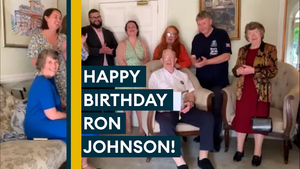 Happy 100th birthday Ron Johnson! WWII glider pilot celebrates milestone