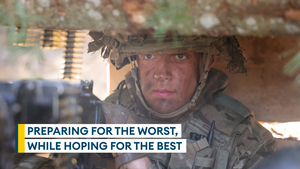 British soldiers prepare for the war that must not happen