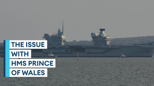 What is the issue with HMS Prince of Wales and what does it mean?