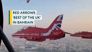 Red Arrows in Bahrain