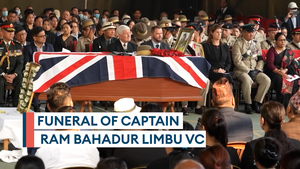 Last Gurkha Victoria Cross recipient Captain Ram Bahadur Limbu laid to rest