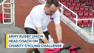 Army's Head Coach eyes finish line of 1000km fundraising cycle on eve of Inter Service curtain-closer 