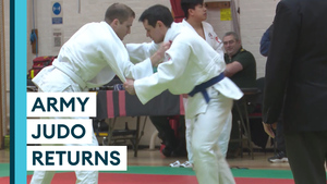 Judokas return to competition at the Army Championships