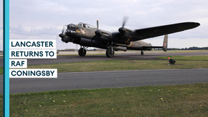 Watch: Lancaster Returns To RAF Coningsby
