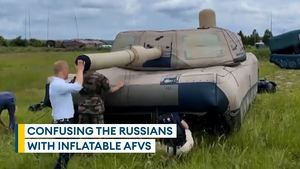 The art of deception: Ukraine using inflatable AFVs