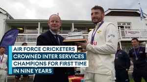 Royal Air Force beat British Army to end nine year Inter Services cricket drought