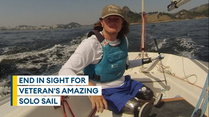 Afghanistan veteran closes in on finish to epic sail across Pacific Ocean
