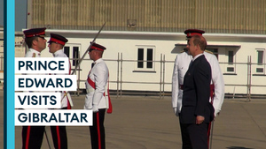 Prince Edward continues Jubilee celebrations in Gibraltar