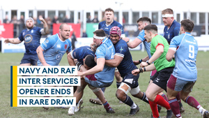 Royal Navy and RAF men's opening Inter Services fixture ends in rare draw