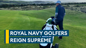 Royal Navy golfers win second Inter Services double in three years