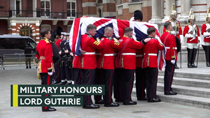 Services honour Field Marshal Lord Guthrie
