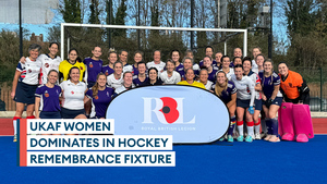 UKAF women's hockey victorious in Remembrance match