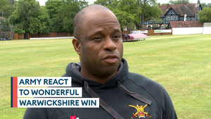 British Army cricket head coach praises team after impressive Warwickshire win