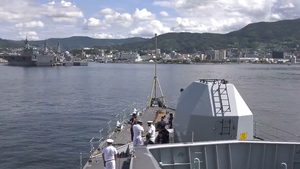 HMS Richmond Arrives In Japan