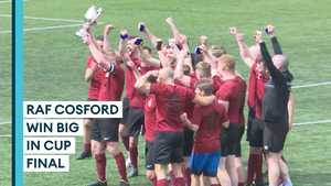 Jake Gosling scores a hat-trick as RAF Cosford win the cup final