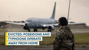 Eagles soar from Kinloss Barracks - not RAF Lossiemouth