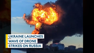 Ukrainian drones hit oil terminal more than 1,200km from Ukraine