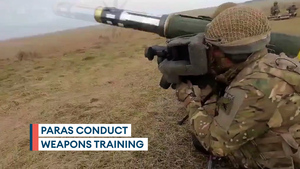 Paras fire Javelin and NLAWs during training