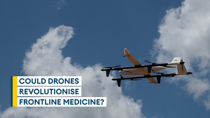 Drones set to 'remove the human from the loop' in frontline medicine
