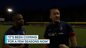 RAF Brize Norton skipper reacts to RAF Cup win