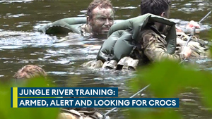 How the British Army crosses treacherous jungle rivers