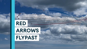 Armed Forces Day 2022: Red Arrows flypast over Scarborough