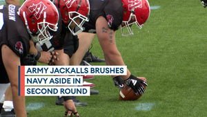 Army Jackals beat Royal Navy in Inter Services American football