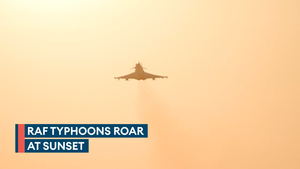 Ex Pitch Black 24: RAF Typhoons soar into Australian sunset