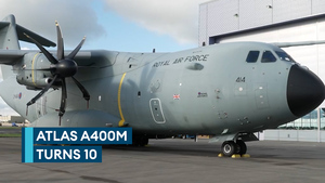RAF Atlas A400M celebrates 10-year milestone