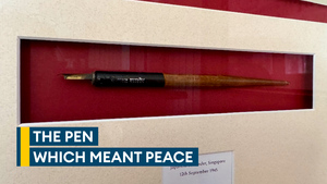 Exclusive access to film 'the pen which meant peace'