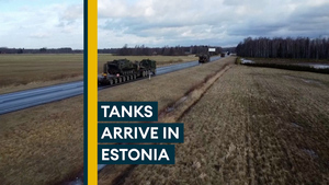 British Army hardware arrives in Estonia