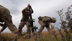 Infantry Soldiers Get To Grips With Mortar In Training