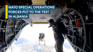 Sniping, freefall parachute jumping and fast roping feature in Nato Special Operations Forces training exercise