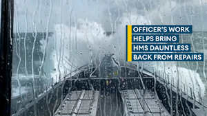 How one naval officer turned around the fortunes of stricken HMS Dauntless