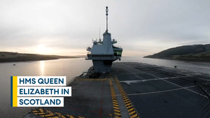 Watch: Timelapse of HMS Queen Elizabeth arriving in Scotland