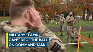 Soldier takes command - using eyebrow-threading skills