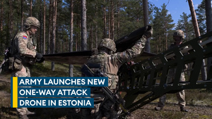 Army fires NYAN one-way drone in Estonia 