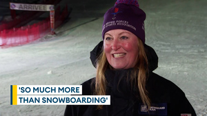 Navy snowboarder explains what being at Meribel means to her