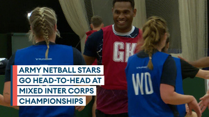 Top Army Netball players take to the court at Inter Corps Mixed Netball Championships