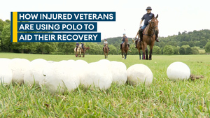 Injured military veterans on how polo aids their recovery