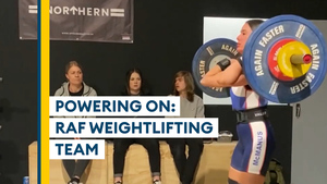 RAF weightlifters prepare for 2022 Inter Services championships