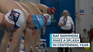 RAF dominate Inter Services swimming championships as they celebrate 100th year