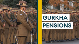 Why are Gurkha veterans' pensions different?